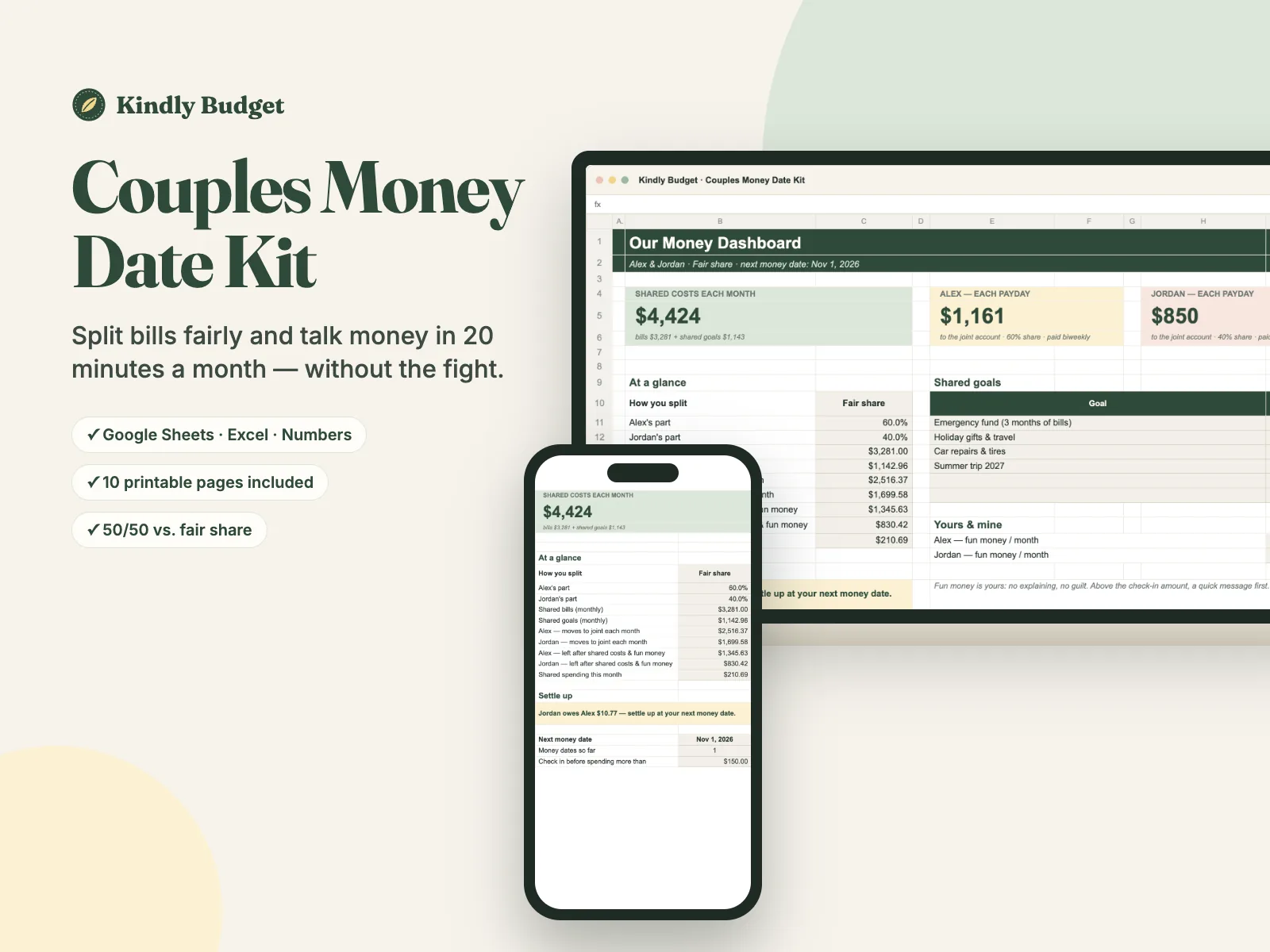The Couples Money Date Kit