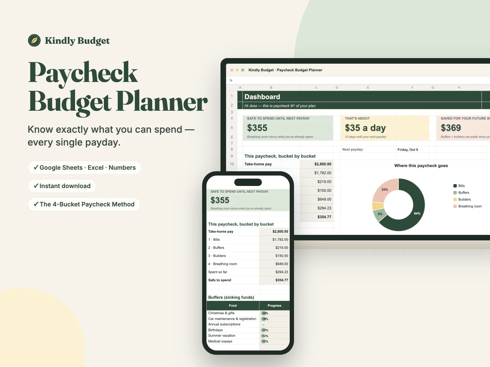 The Paycheck Budget Planner